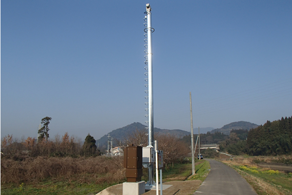 河川監視用カメラ設備